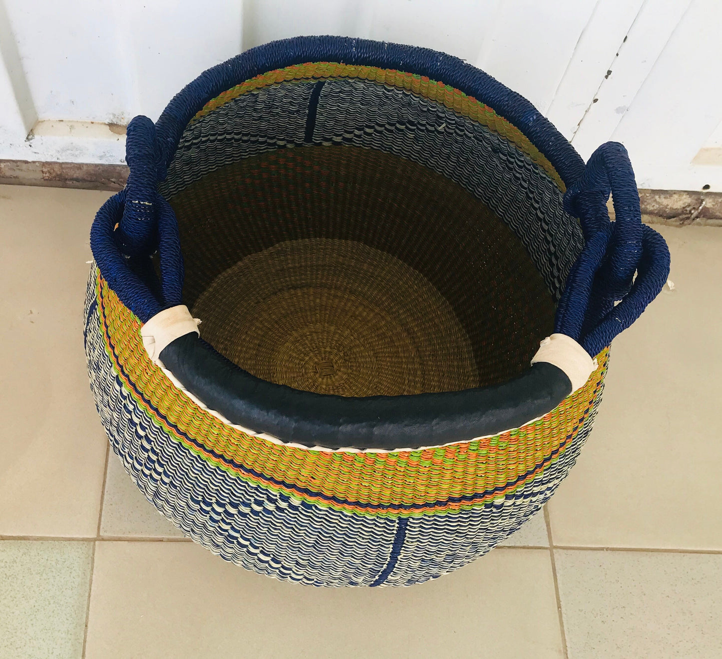 Bolga Market Basket - Pot Basket 004