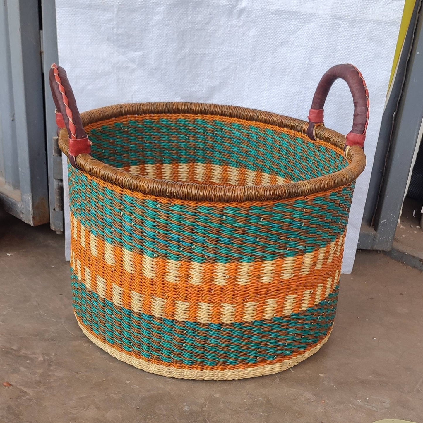 Bolga Basket - Laundry Basket Half High