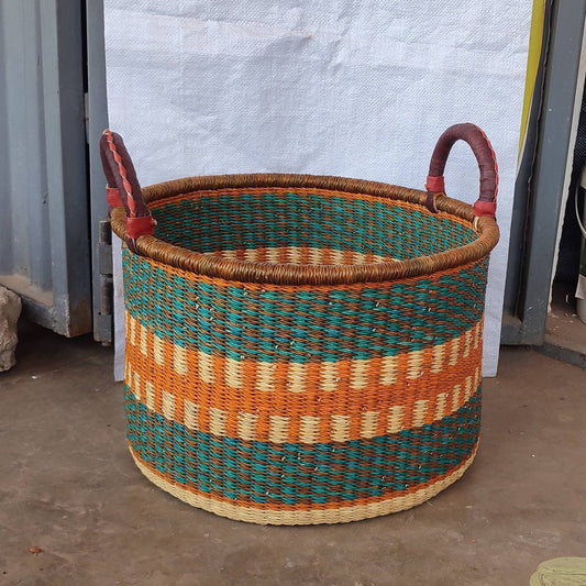 Bolga Basket - Laundry Basket Half High