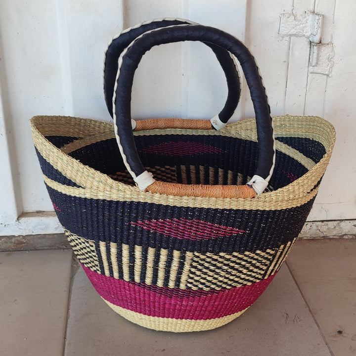 U-Shopper Basket – Bliss Ghana Made